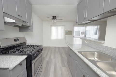 Floor plan for 1 bed, 1 bath, 550 sqft